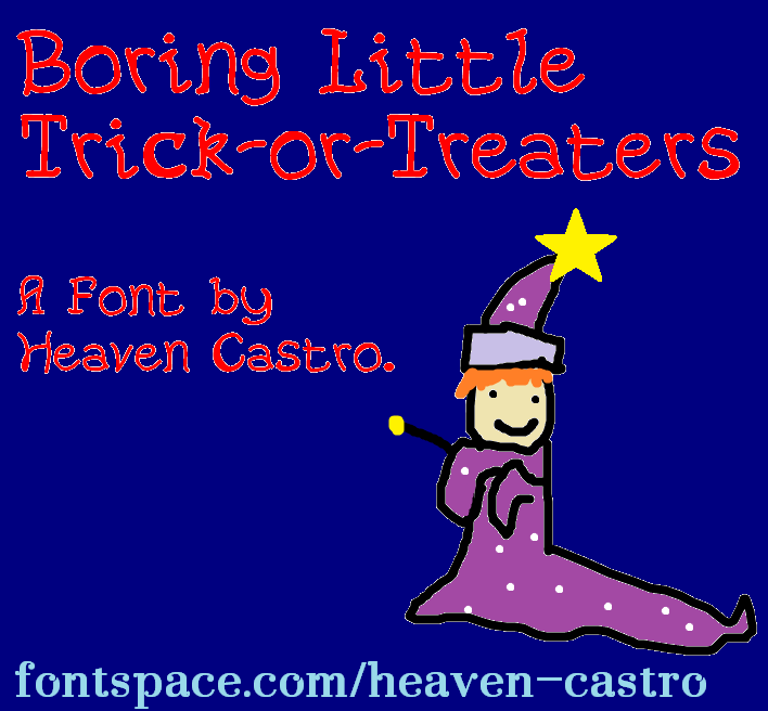 Boring Little Trick-or-Treaters